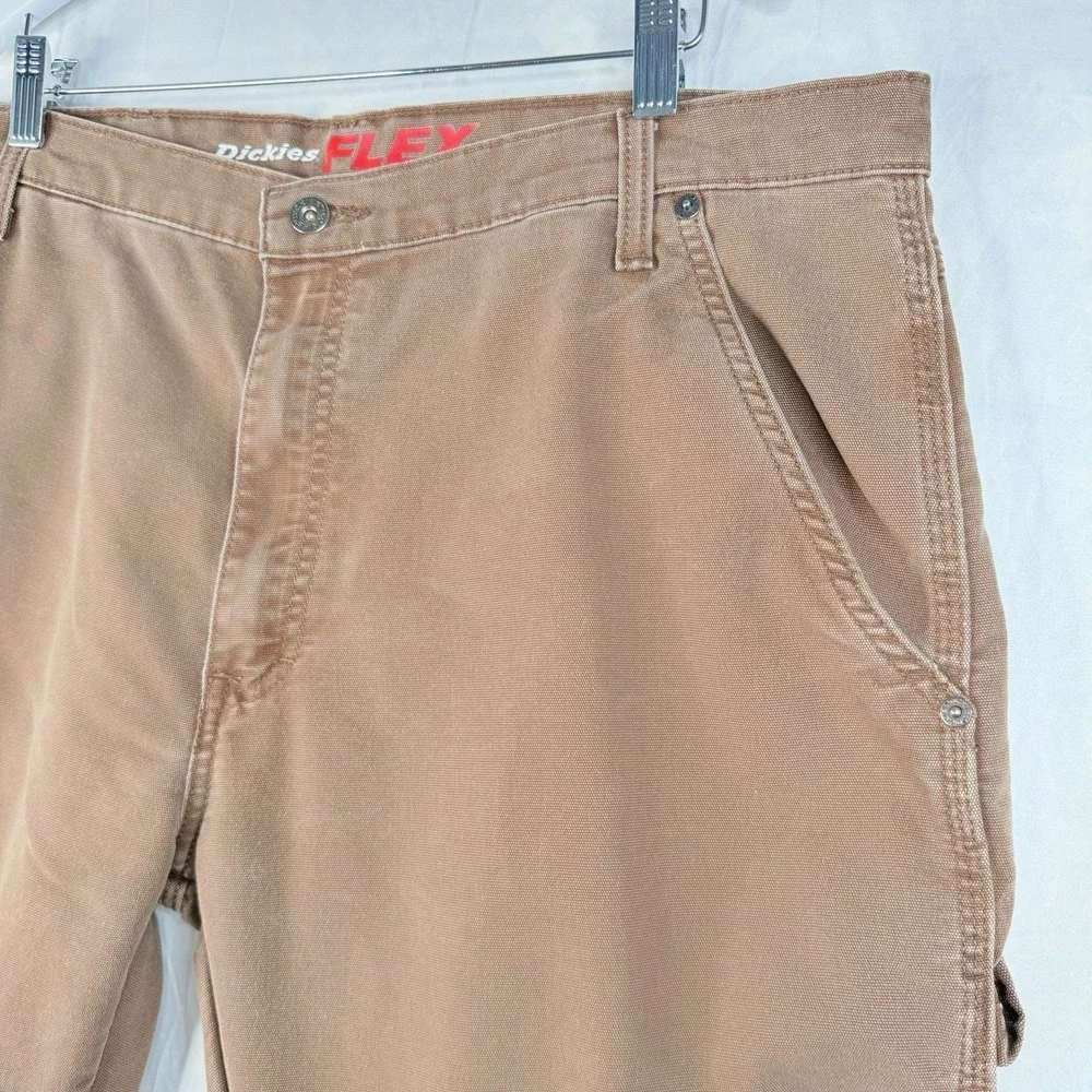 Dickies flex regular fit duck cargo trousers 38X32 Work Pants Fits 38x31